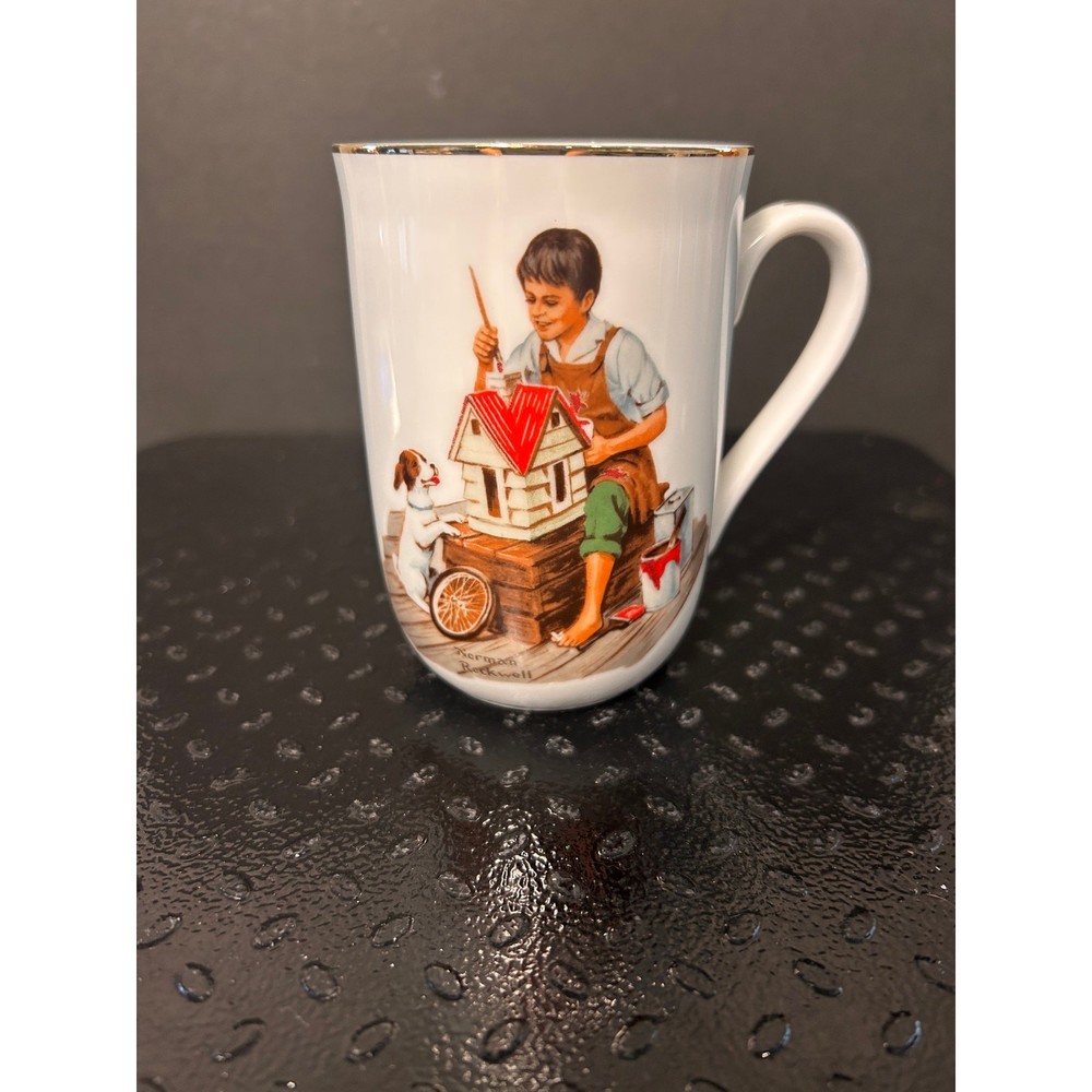 Vintage Norman Rockwell mug titled 