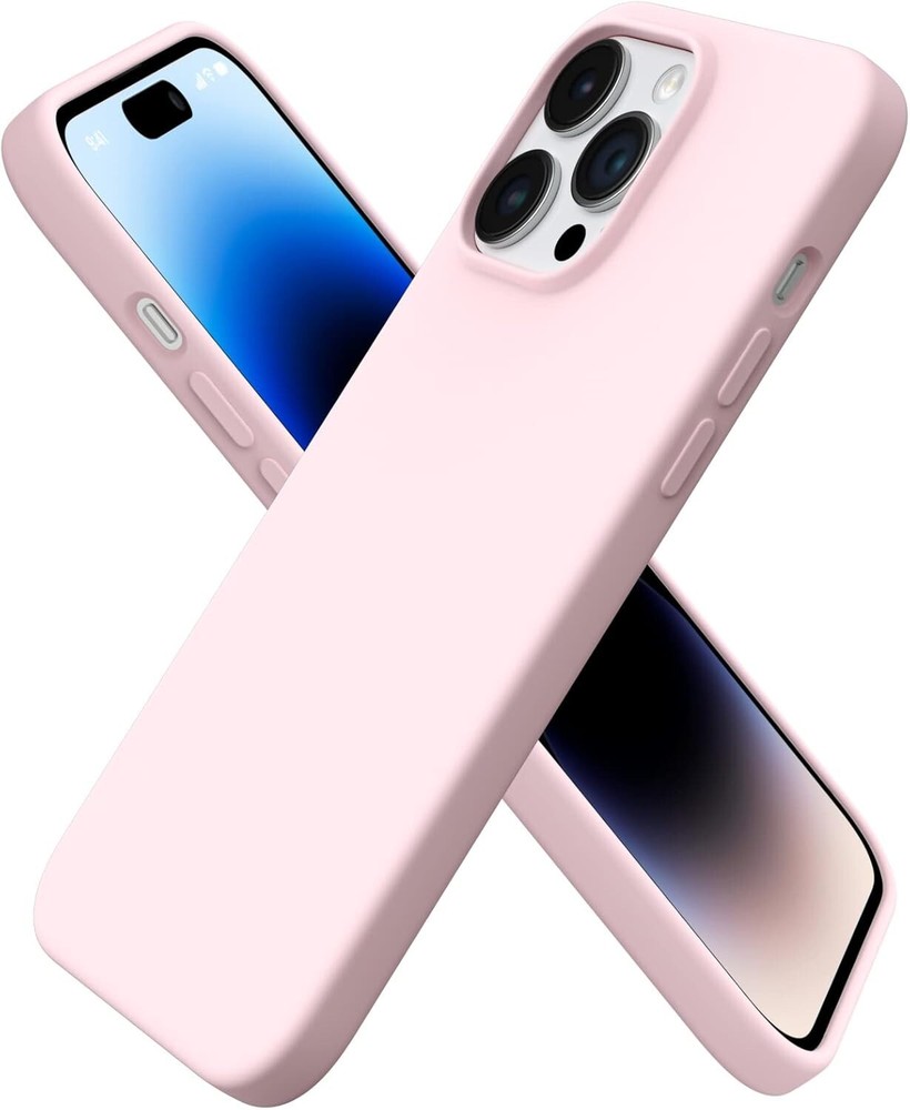 For iPhone 14 Pro Max Case with Slim 3 Layers Protection Soft Rubber Protections