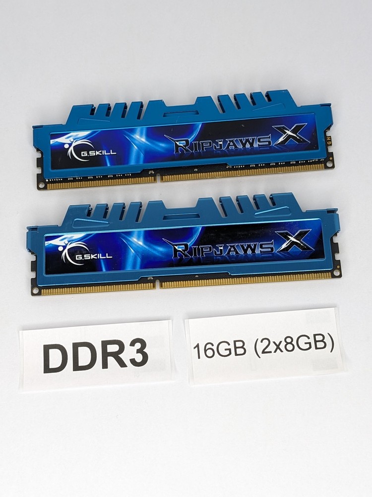 G.Skill Ripjaws F3-1600C9D-16GXM 16GB (2x8GB) 2Rx8 PC3-12800 DDR3 Desktop Memory