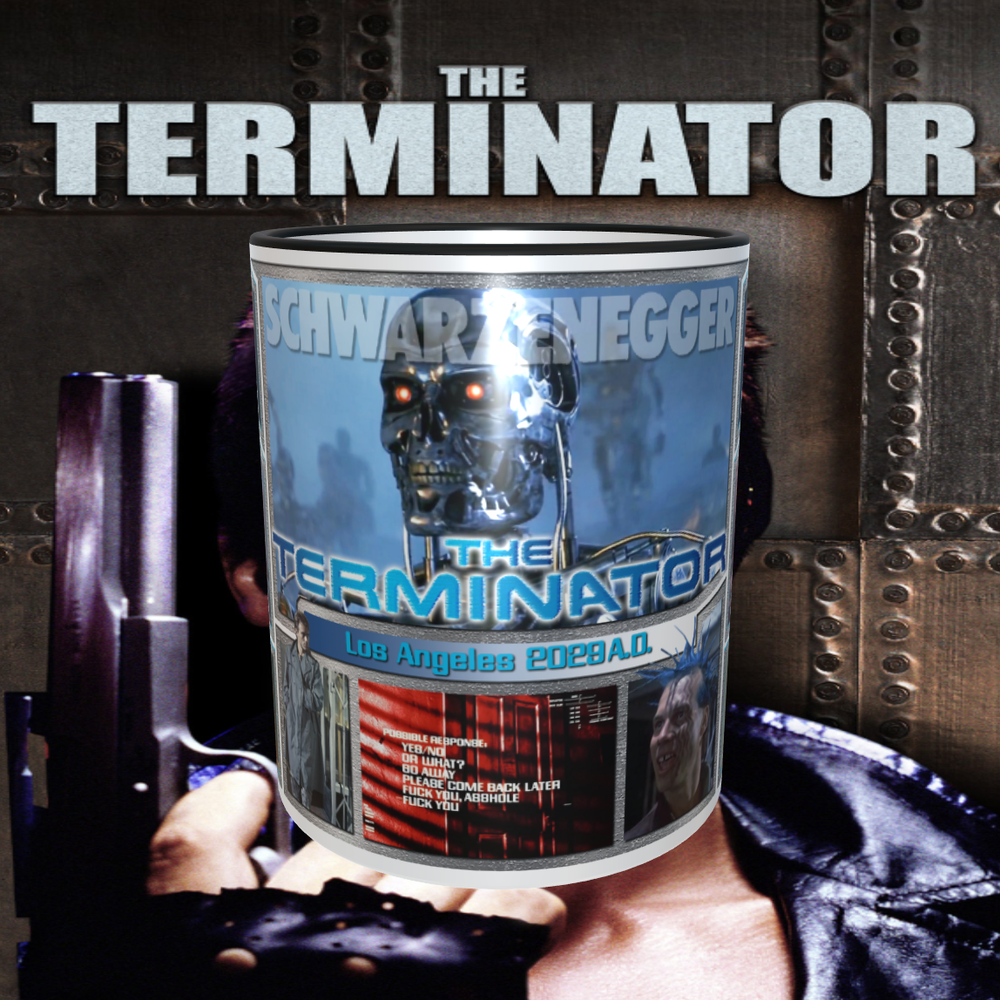 Arnold Schwarzenegger The Terminator 11oz Dishwasher Safe Coffee Mug New