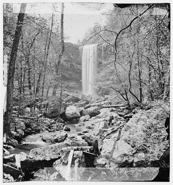 Photo:Chattanooga Tennessee Lulu Falls Lookout Mt 1864 Waterfall