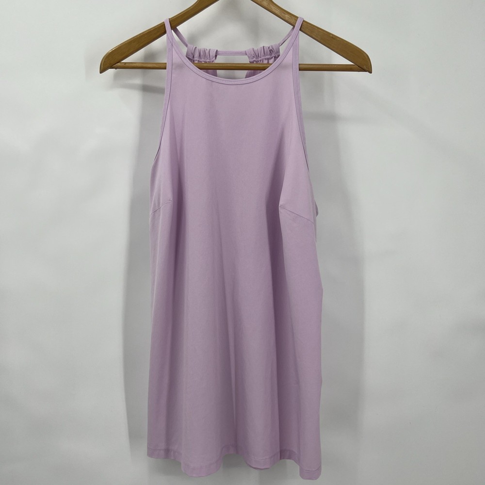 Tek Gear Women's Size XL Tank Pink Mauve DryTek Athletic Strappy Racer Back EUC
