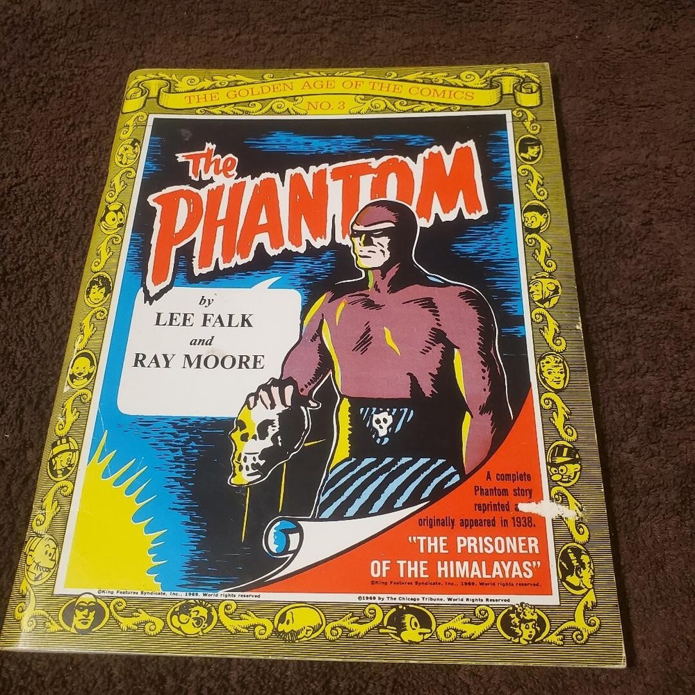 THE PHANTOM  by  LEE FALK and RAY MOORE  Golden Age of Comics NO. 3 1969