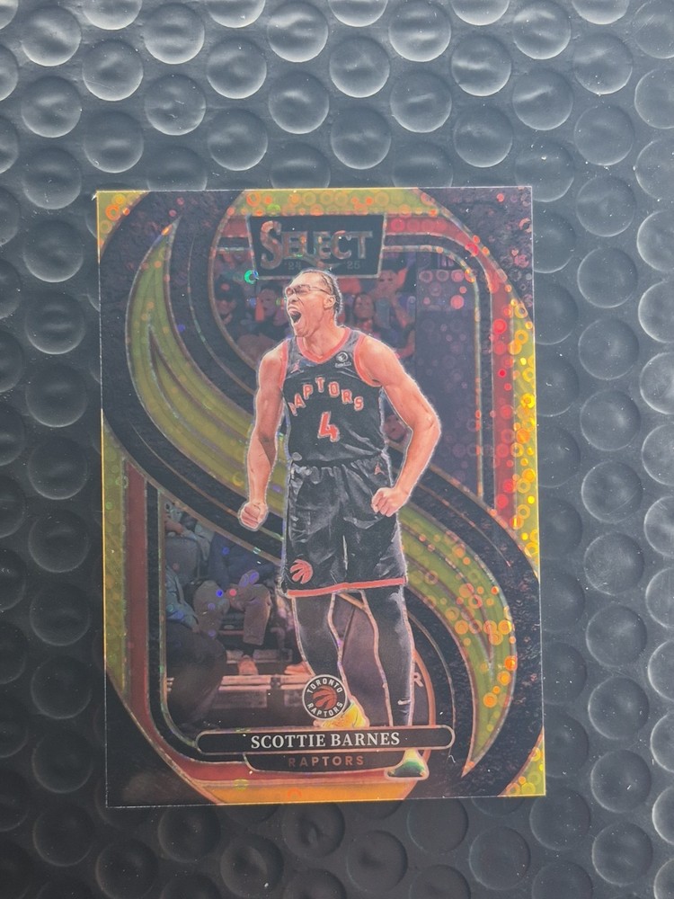 2024-2025 Panini Select Scottie Barnes Gold Disco 07/10 #125