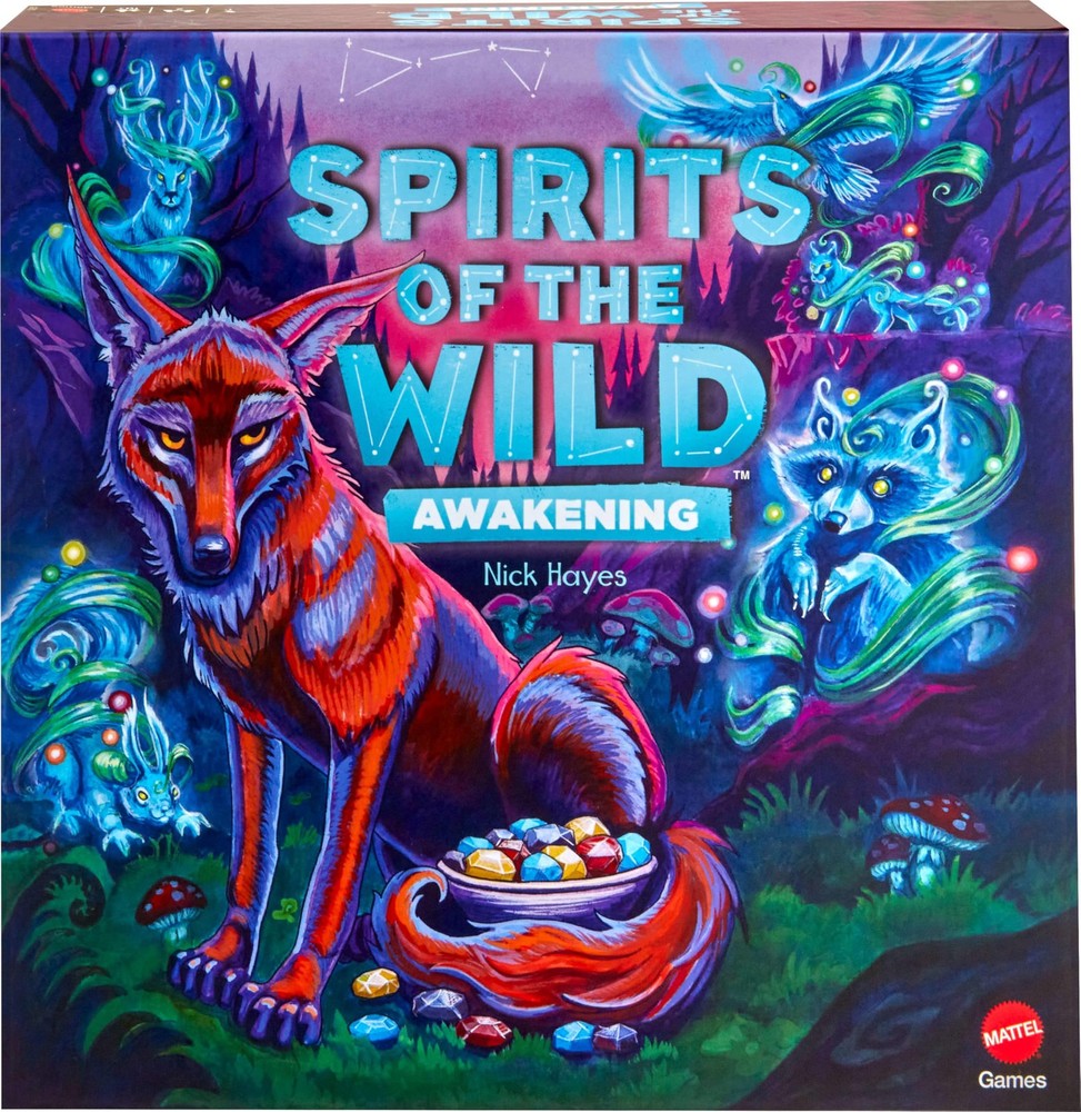 Mattel Games Spirits of the Wild: Awakening Relaxing, Light Strategy Board Game