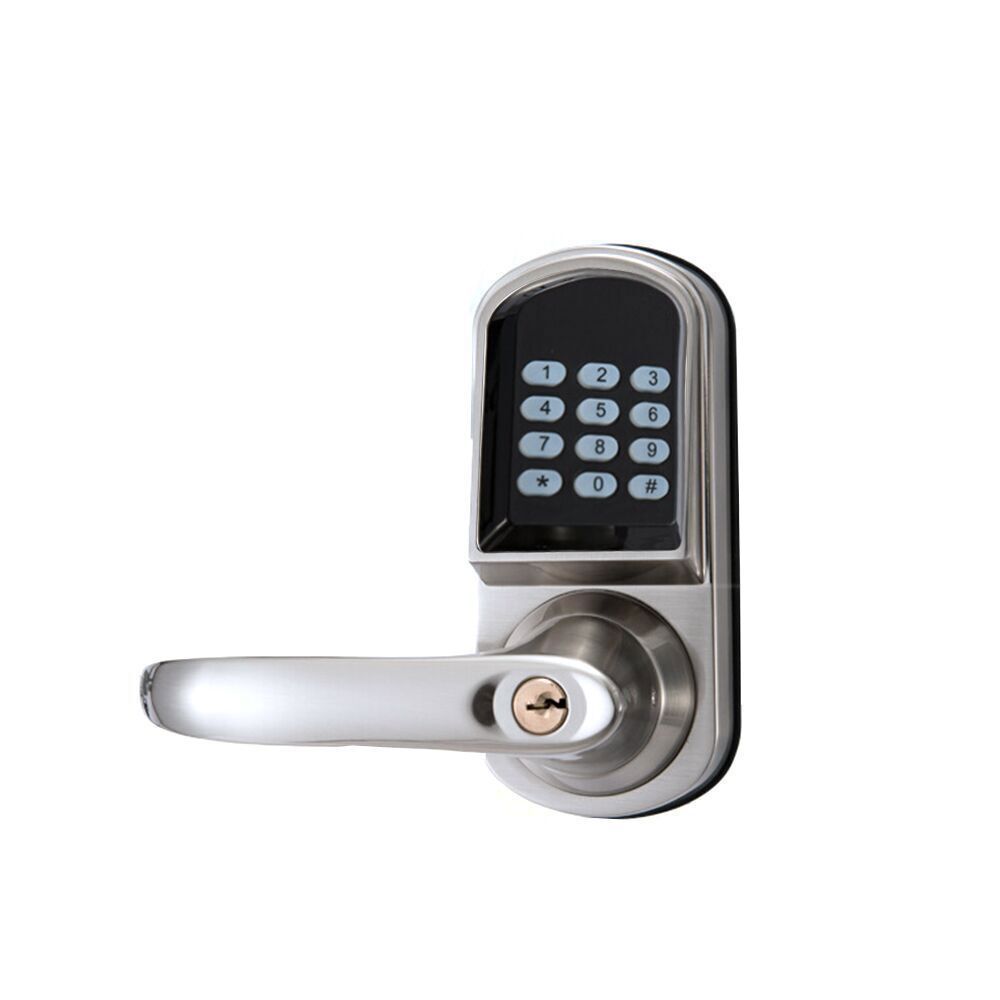 Keyless Digital Door Lock Set with Secure Entry Code Keypad  