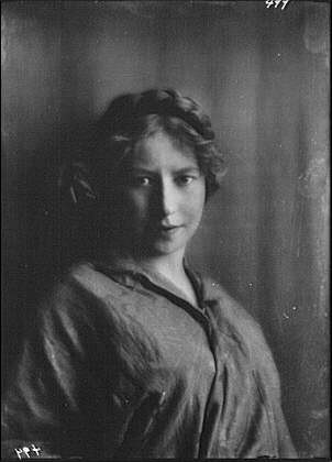 Photo:Miss Behrends 1913 Portrait Photograph Arnold Genthe Woman