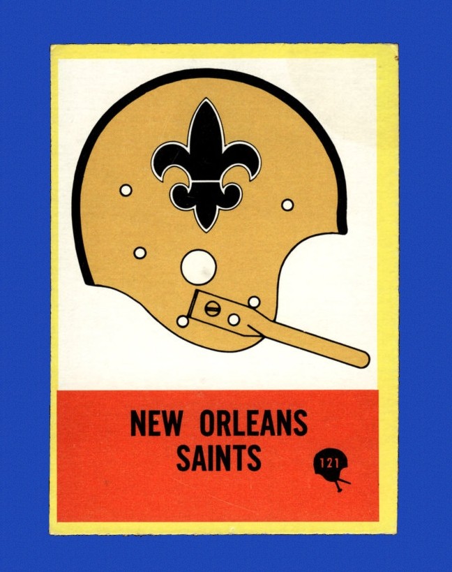 1967 Philadelphia Set-Break #121 New Orleans Saints EX-EXMINT *GMCARDS*Consign with Greg Morris Cards
