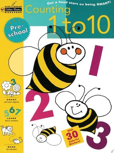 Counting 1 to 10: Get a Head Start on Being Smart by Golden Books, Very Good Boo