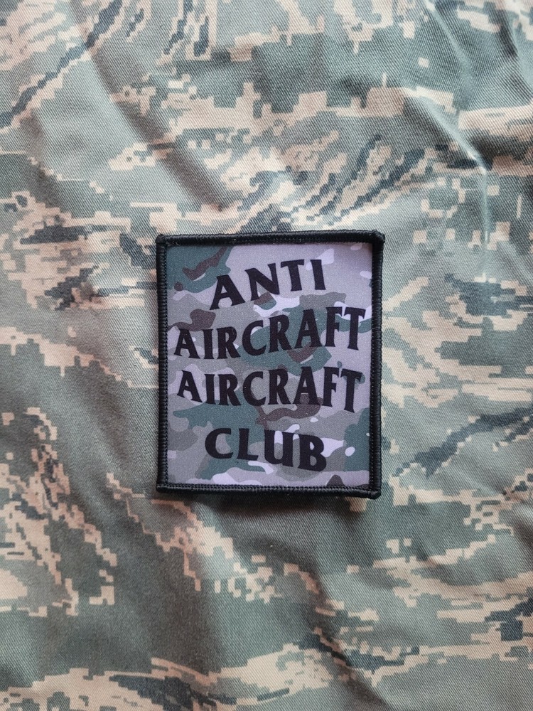 Anti-Aircraft Aircraft Club Ace Combat Duty morale airsoft military funny patch-image