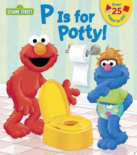 P is for Potty! (Sesame Street) (Lift-the-Flap) by Kleinberg, Naomi, Acceptable