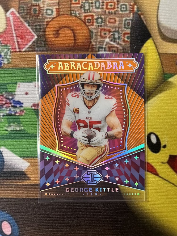 2024 Panini Illusions - Abracadabra George Kittle #18 Orange-image