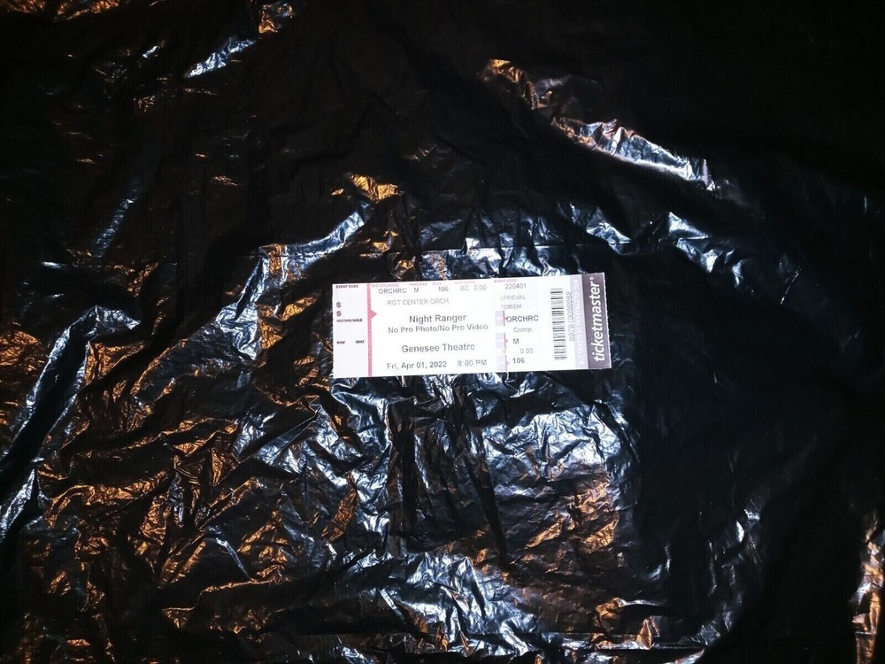 COLLECTIVE SOUL Genesee Theater IL 2/20/22 2022 Actual Physical Concert Ticket