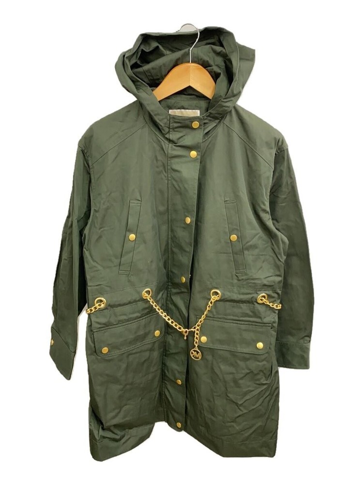Michael Kors Trench Coat/M/Cotton/Grn/Jh1200Yx36 60301