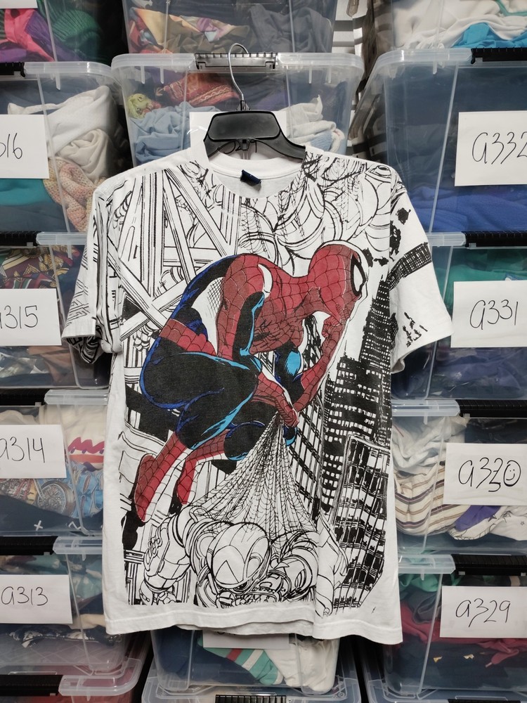 Mask In Disguise Spider Man Mary Jane Marvel  Comic shirt Size Large