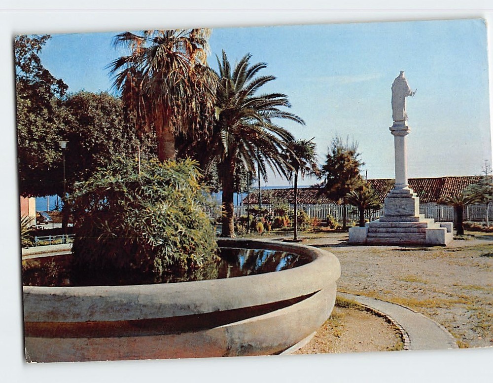 Postcard Public gardens Riviera Jonica Bova Marina Italy