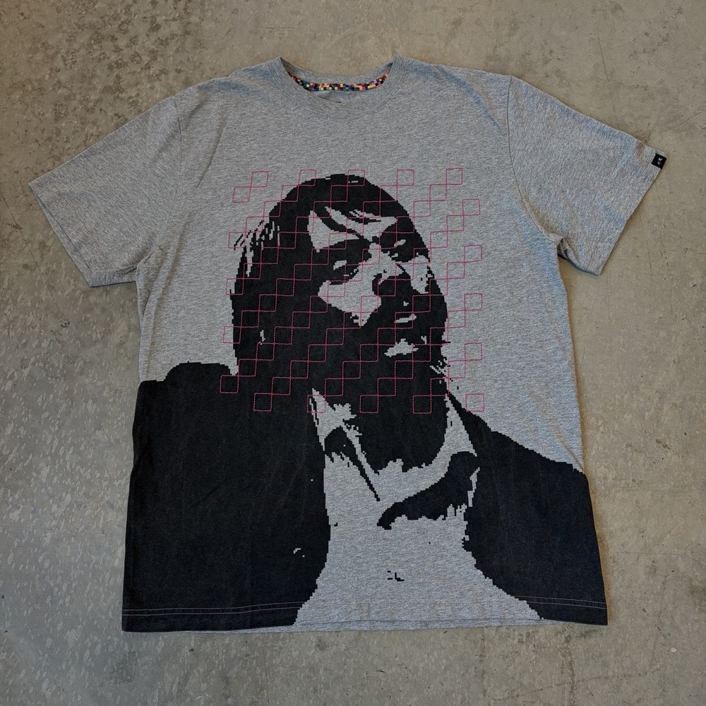 Vintage Y2K Nike Air Steve Prefontaine Portrait Graphic T Shirt Running Gray XL