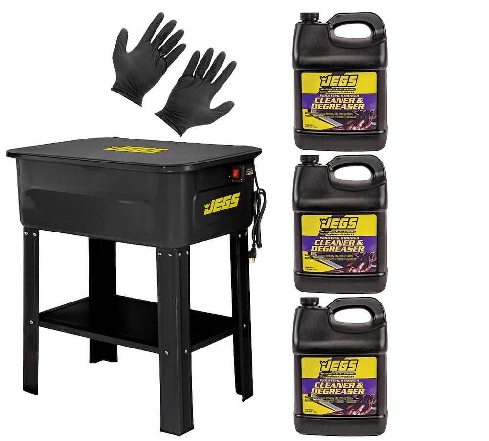 JEGS 81525K4 Parts Washer Kit 20-Gallon Tank Includes: Parts Washer 3 Two Gallon