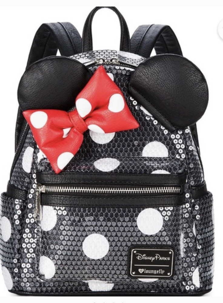 Loungefly Disney Parks Minnie Mouse Sequin Mini Backpack