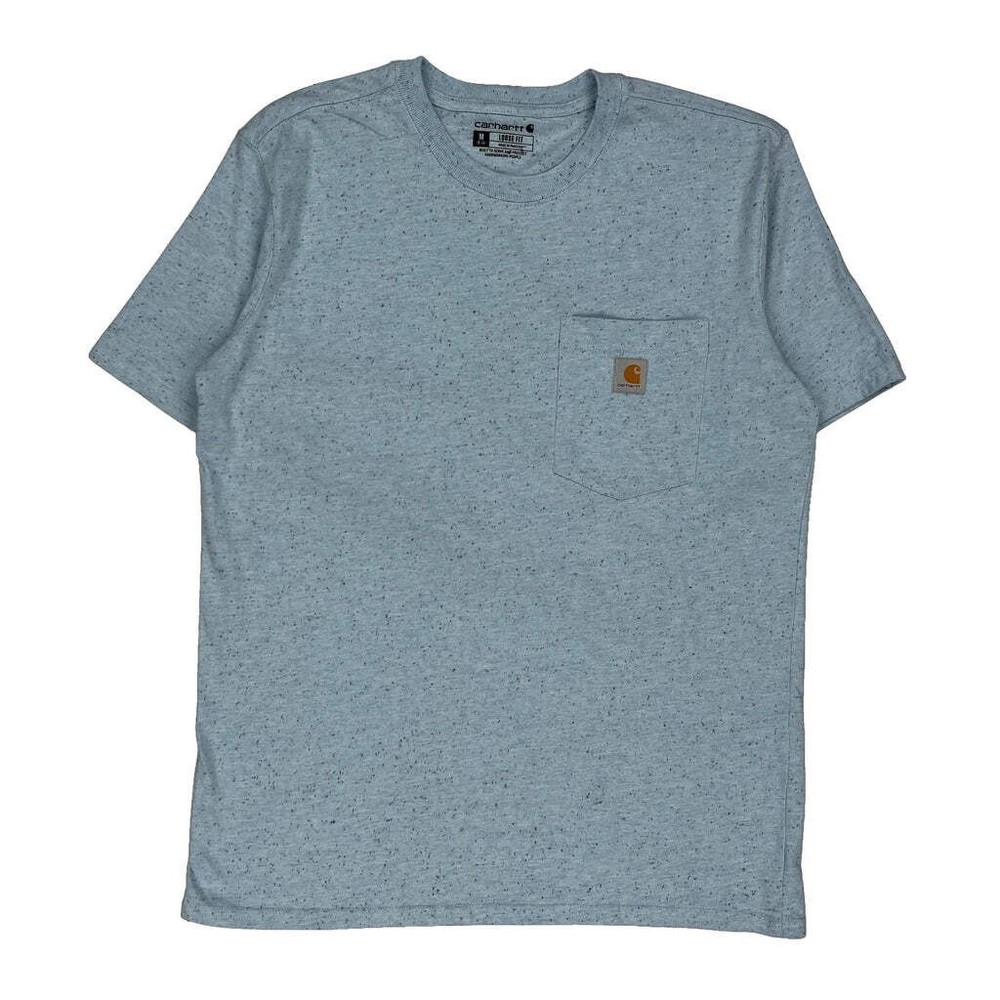 Carhartt T-Shirt - Large Blue Cotton