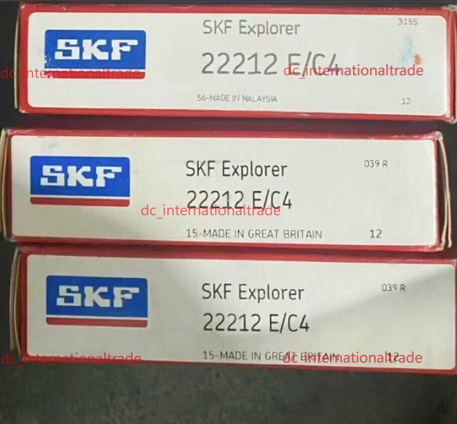 NEW SKF 22212 E/C4 spherical roller bearing 1PCS #PA