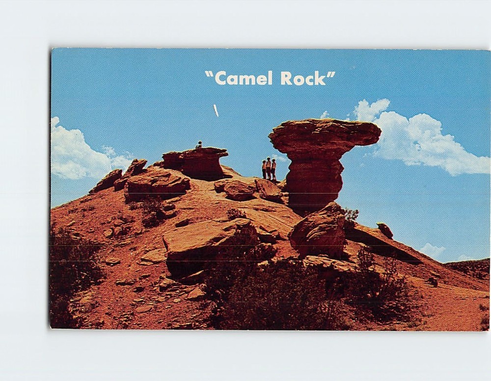 Postcard Camel Rock Santa Fe New Mexico USA