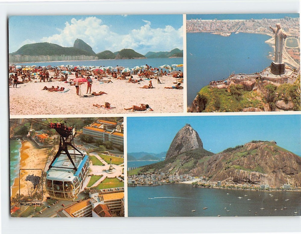Postcard Scenes & Views Rio de Janeiro Brazil