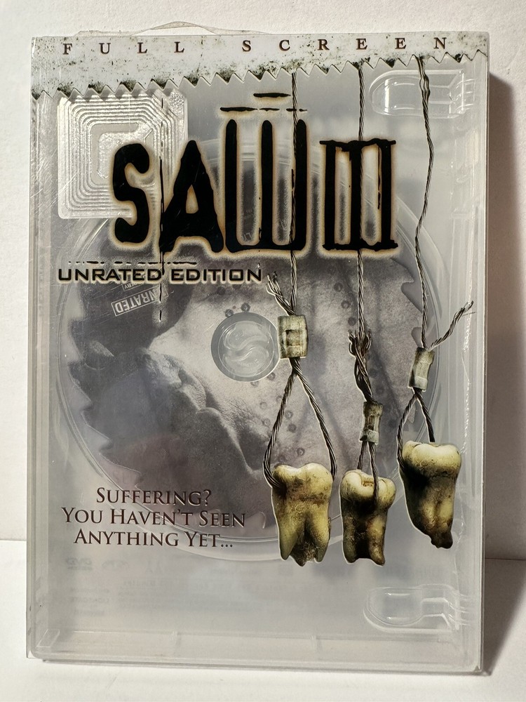 SAW III Unrated Edition DVD “You Haven’t Seen Anything Yet” (Great Condition)