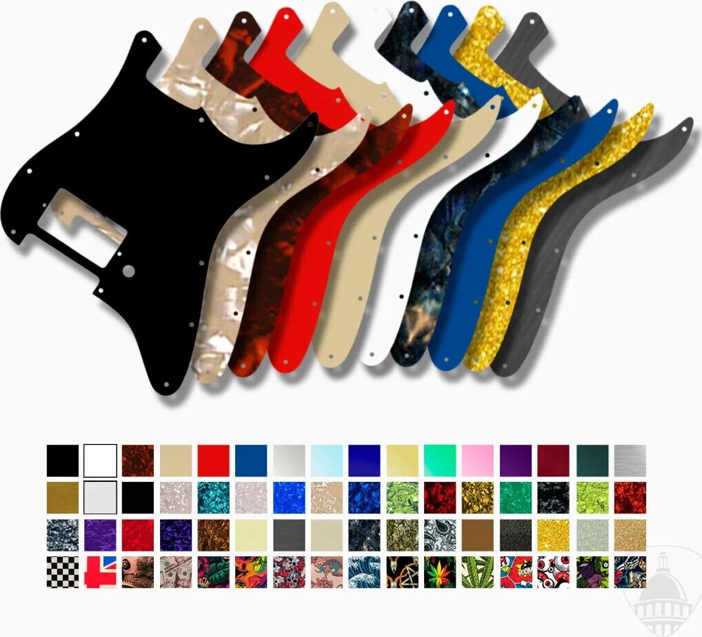 WD Custom Pickguard For Single Humbucker Fender Stratocaster