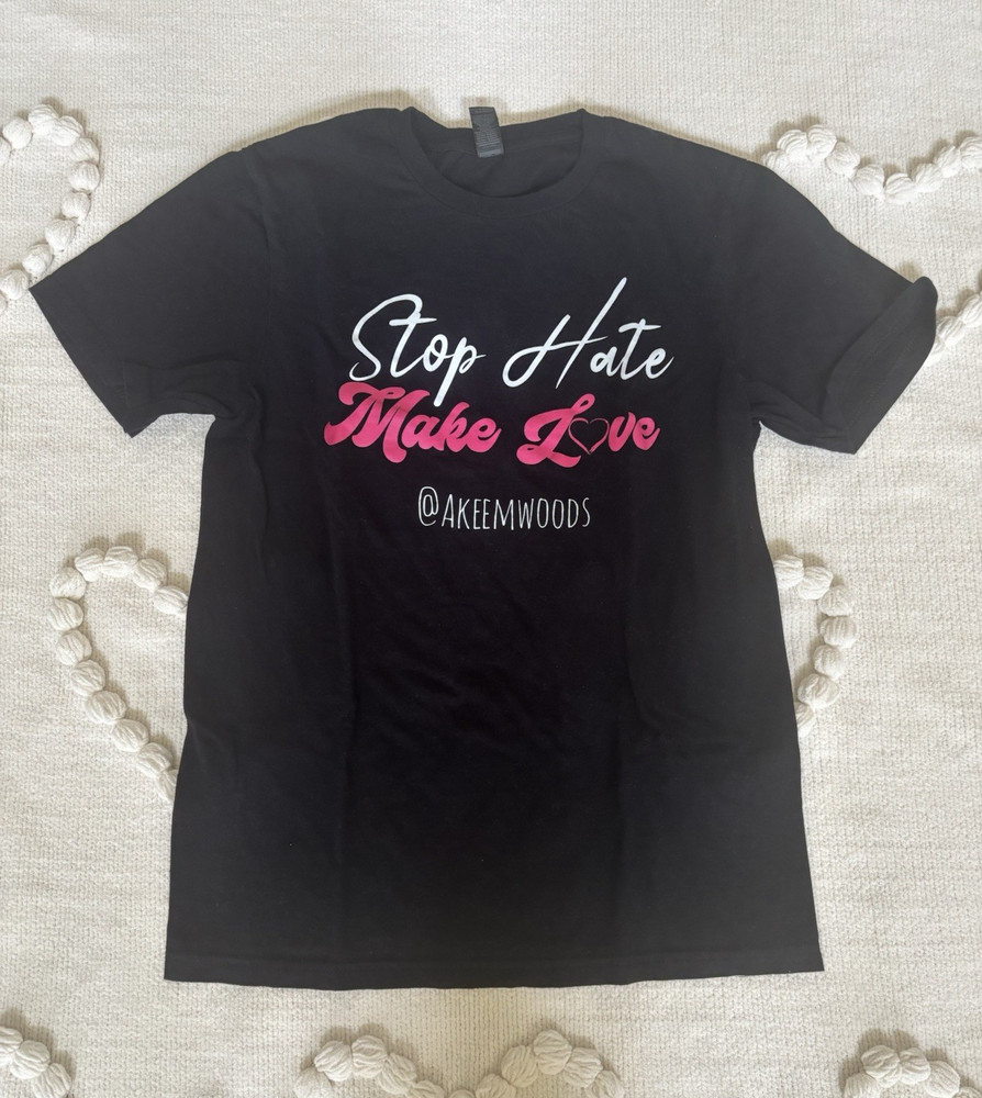 N'GON Black Tagless T-Shirt Size S 