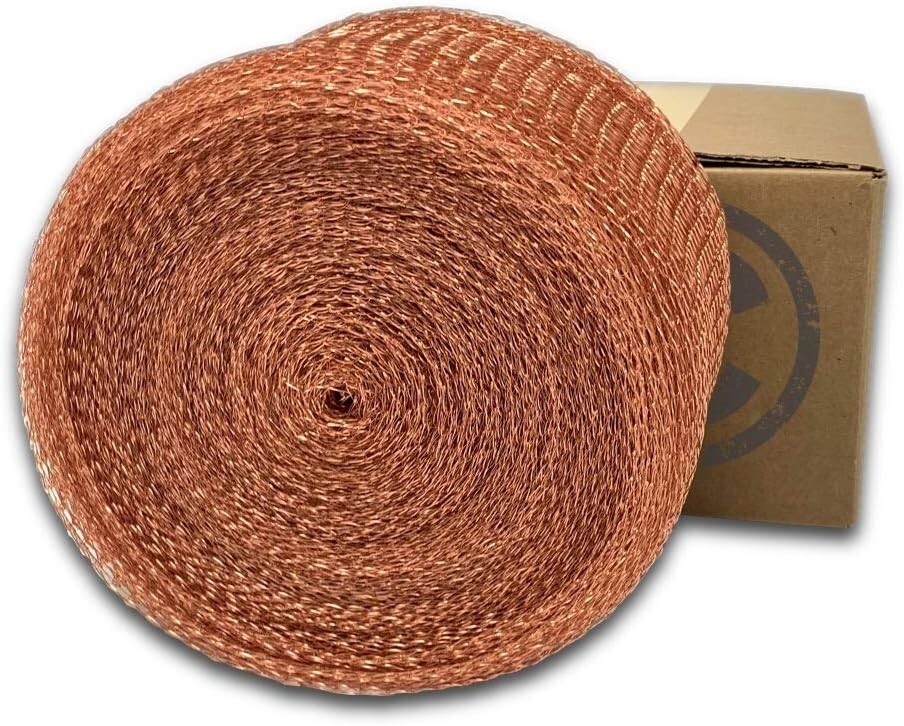 Premium Copper Wire Mesh - 100% Rust-Free, Lightweight Coil for Home & Industry