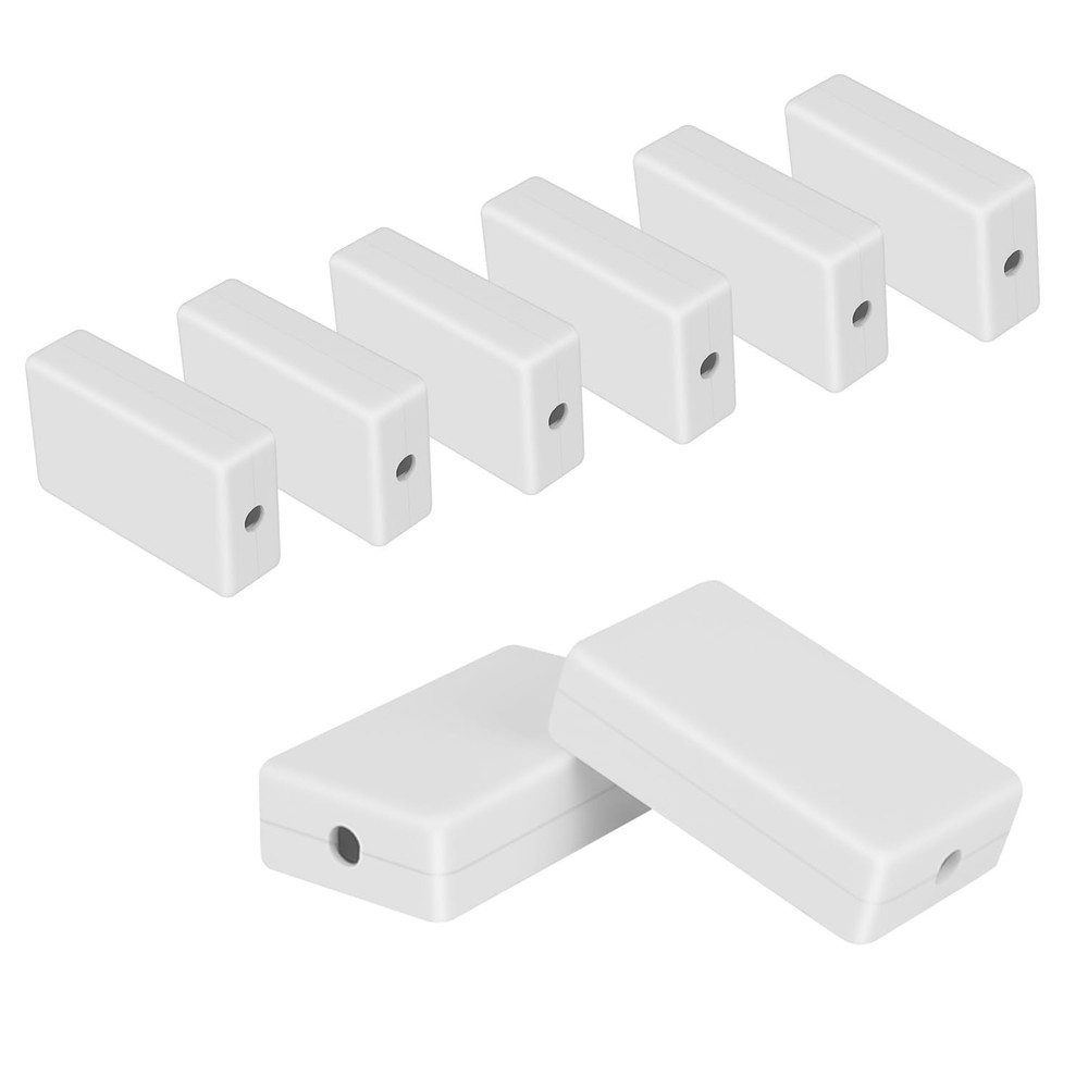 Project Box 8 Pieces Electrical Box Small Junction Box ABS Plastic Enclosure ...-image