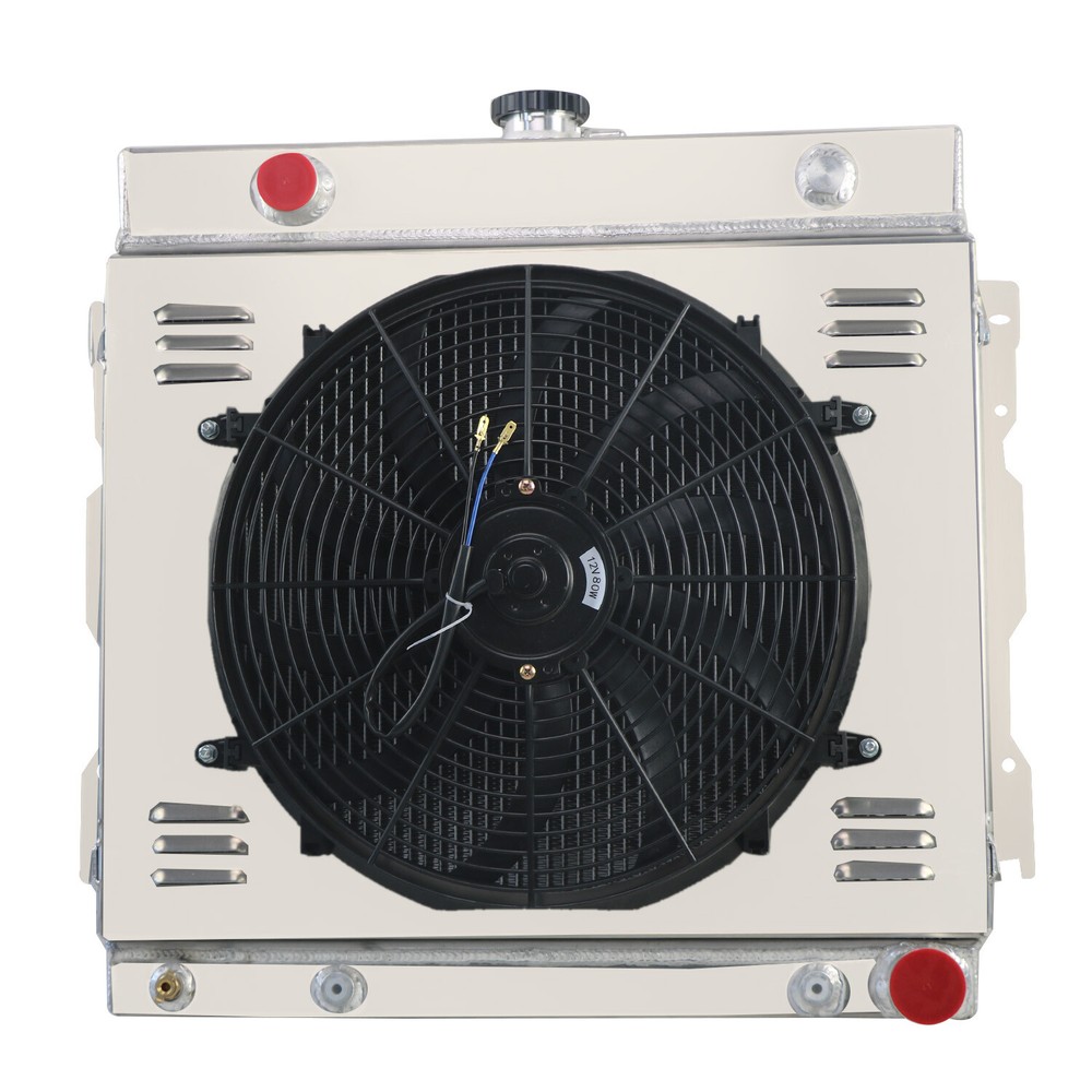 4 Row Radiator+Shroud Fan fits 1970~79 Dodge D/W 100 150,200,250 Truck 5.2 5.9L