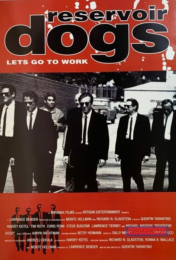 664614 Reservoir Dogs Lets Go To Work Movie Photo Wall Print Poster