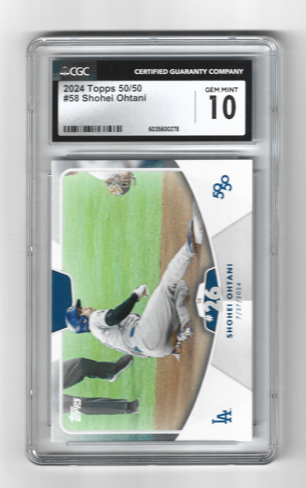 2024 Topps 50/50 Shohei Ohtani #58 CGC 10 GEM MINT