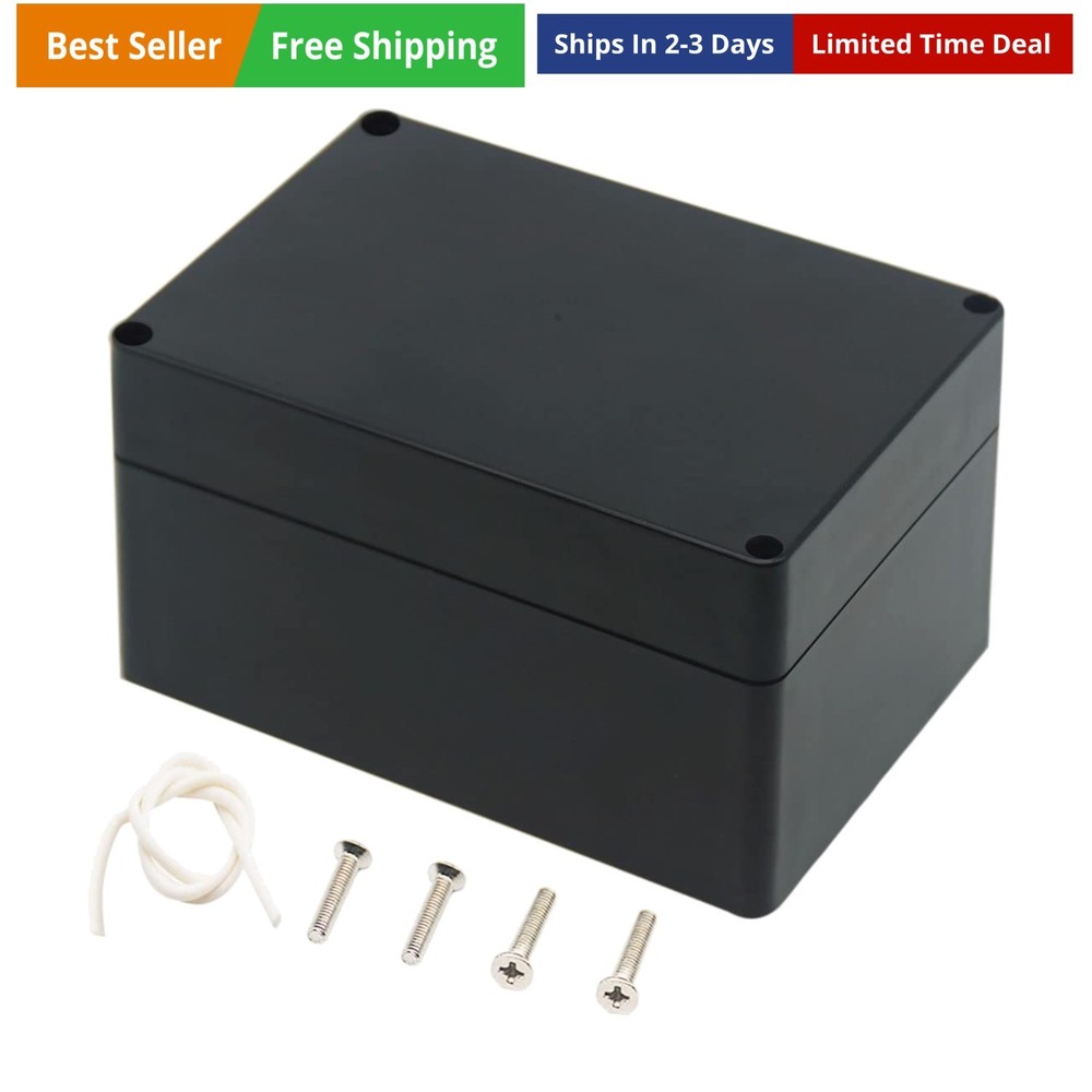 Junction Box, Project Box  Waterproof Outdoor Box ABS Plastic Electrical Boxe...-image