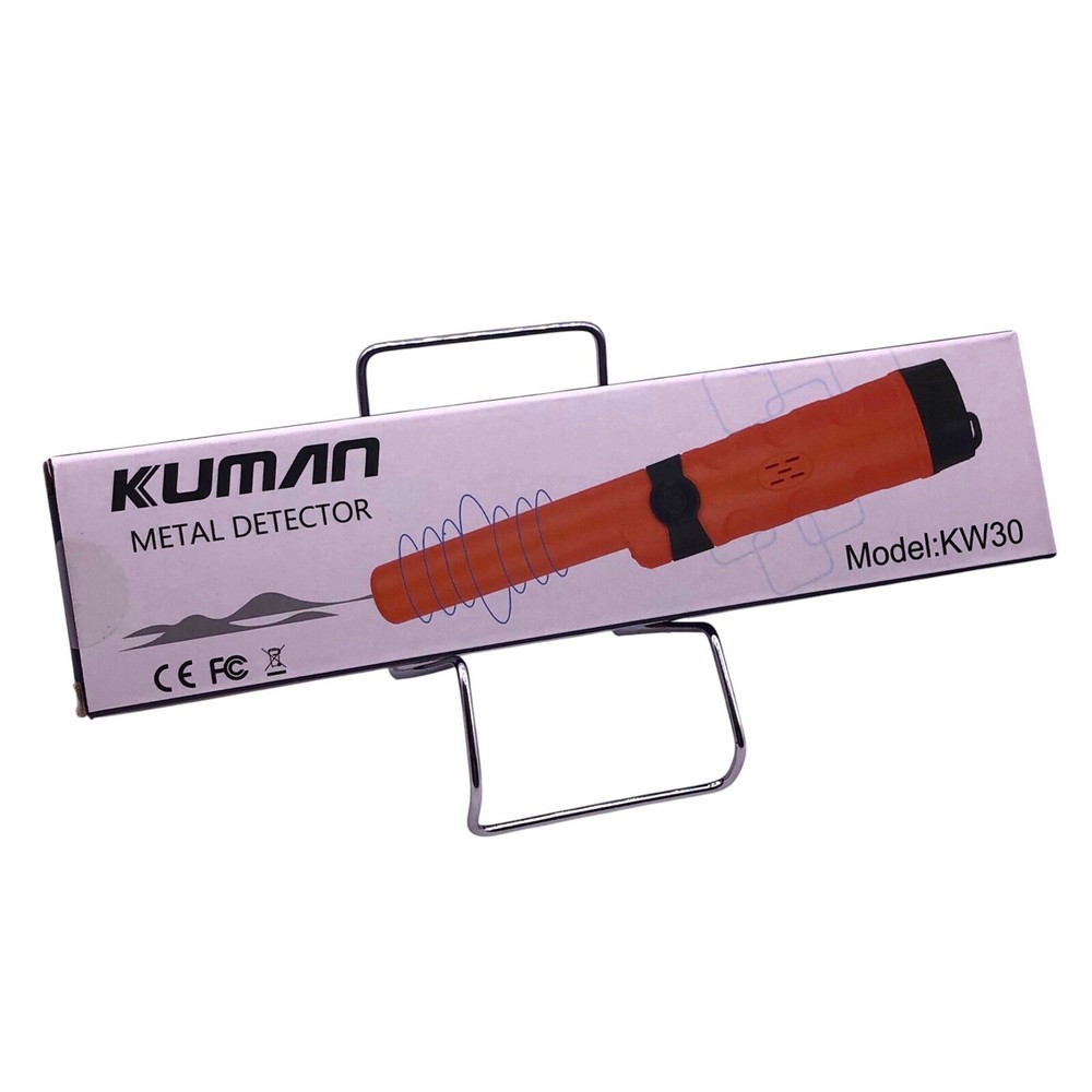 Kuman KW30 Waterproof Metal Detector with Pinpoint Tip and Audio Alarm