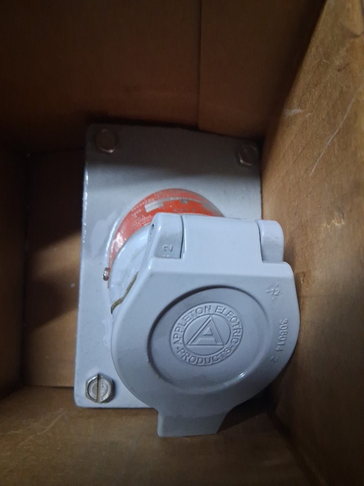 APPLETON ELECTRIC ENR5201 Receptacl,20A,3P,2W,Alum,125VAC,NEMA 3RX(C)