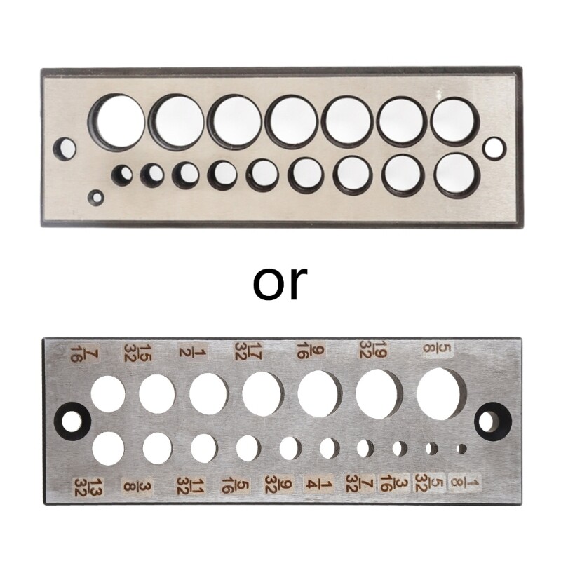 19 Holes Steel Dowel Rod Maker 8 to 5/8