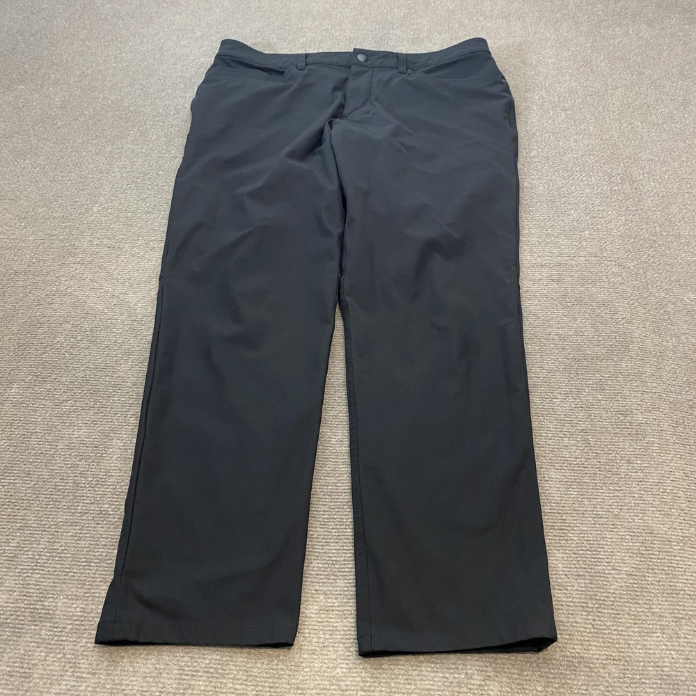 Lululemon Pants Mens 34 Black ABC Classic Fit Straight Leg Athletic Workwear