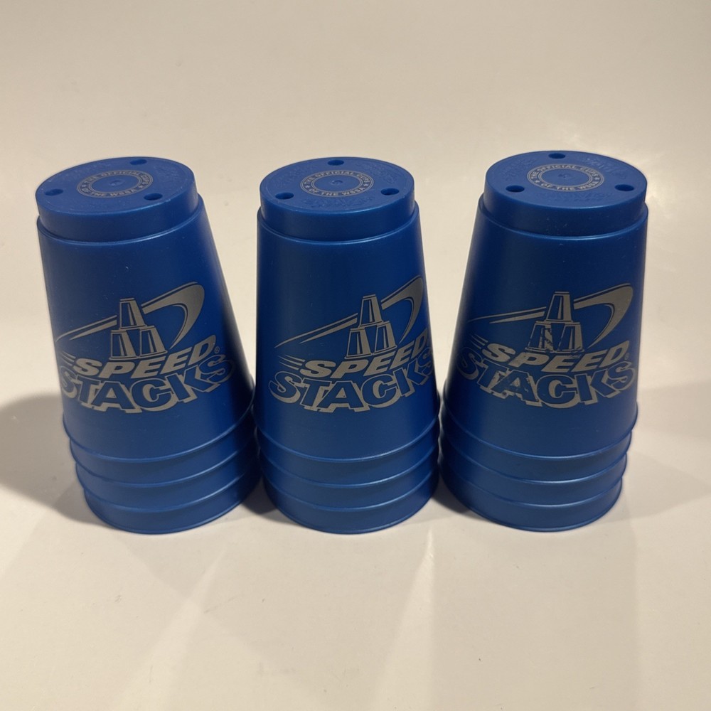 Speed Stacks Lot Of 12 Blue Cups Official WSSA