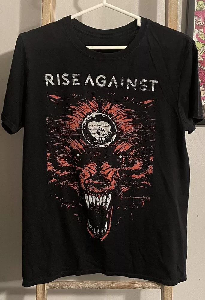 Rise Against Band T-Shirt For Men Women Heavy Cotton Black All Size QT1674
