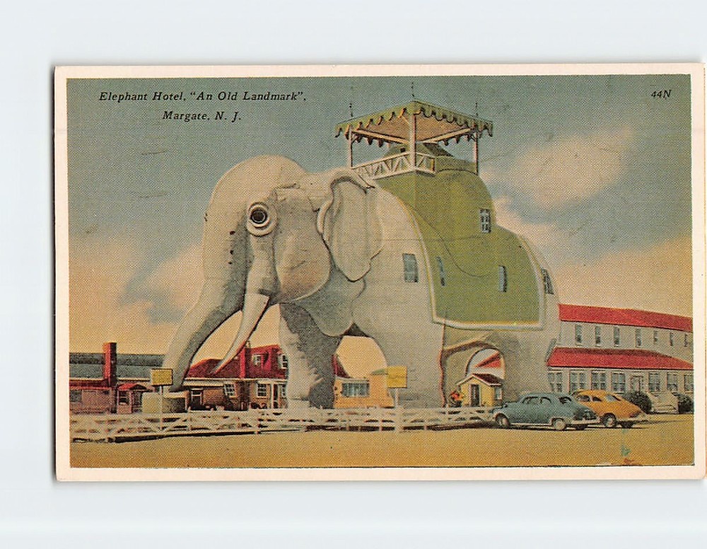 Postcard Elephant Hotel :An Old Landmark