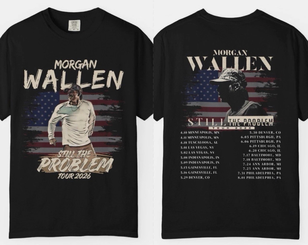Morgan Wallen Still The Problem 2026 Tour Double Sided T-Shirt