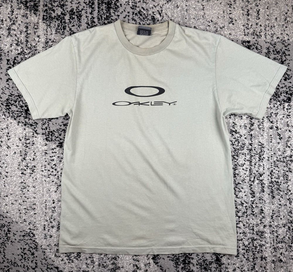 RARE Vintage Oakley Software Center Logo T Shirt Y2K 90s Mens Size Medium