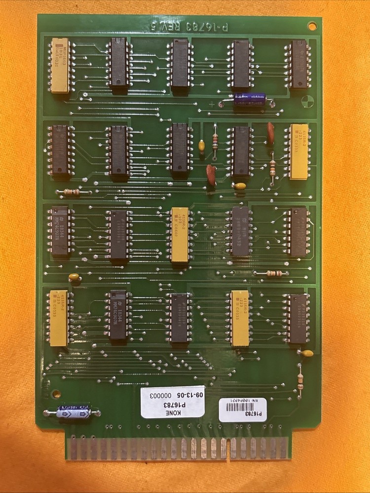 Montgomery Kone Elevator P16783 Miprom I/O Interface PCB Board