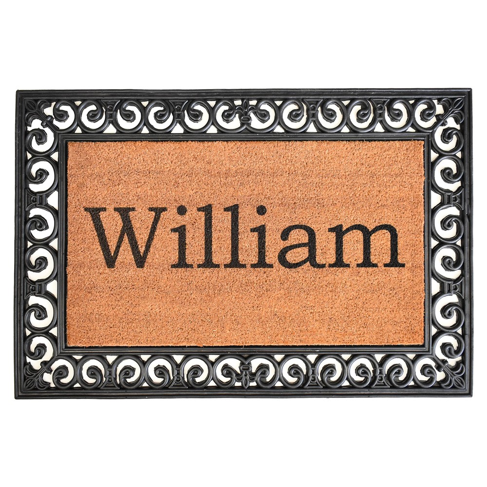 Personalized Gabriel Welcome Doormat 18x30 Inches Custom Entry Mat  