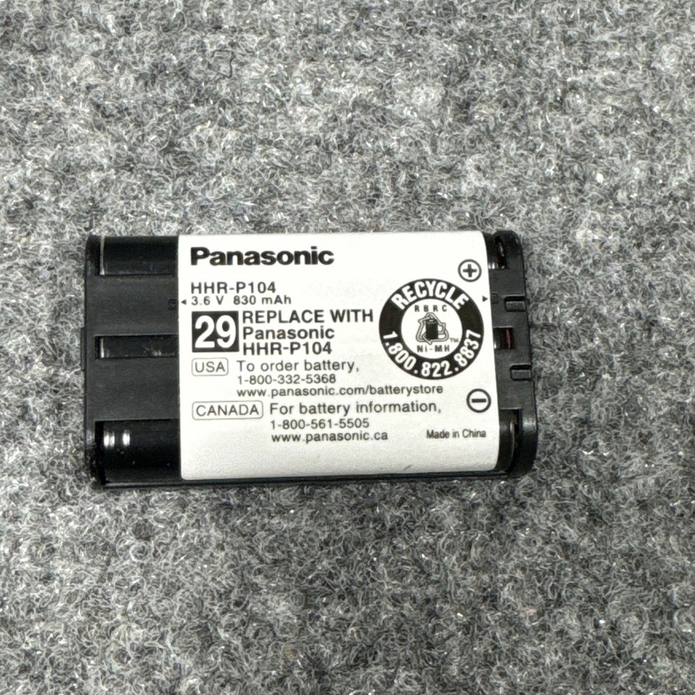 Panasonic Cordless Telephone Battery Ni-MH HHR-P104