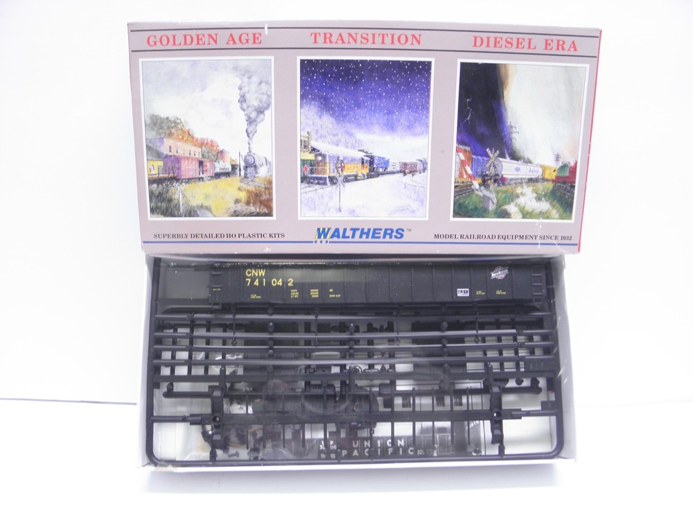Walthers - 53' Thrall Gondola Chicago & North Western - Cnw #741042 Ho Scale Kit