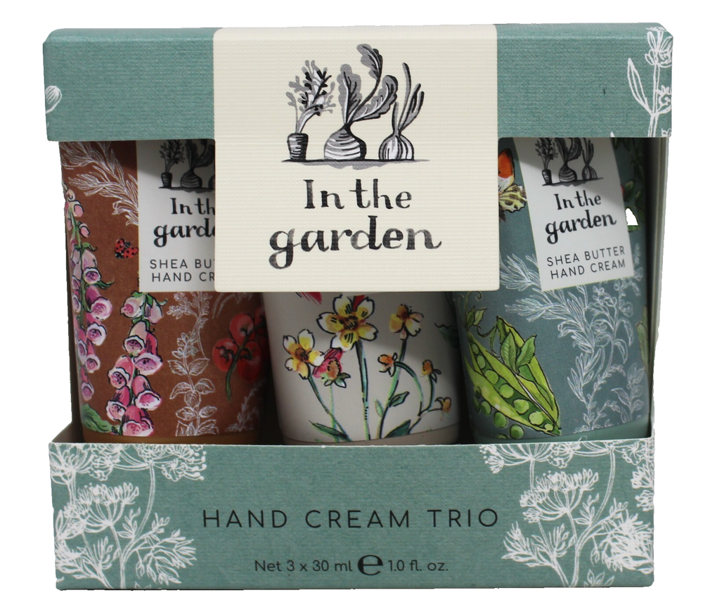 Heathcote & Ivory Shea Butter Hand Cream Trio with Vitamin E 1 oz